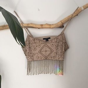 beaded bralet top